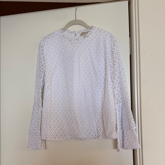 Michael Kors White Lace Blouse - Picture 1 of 3
